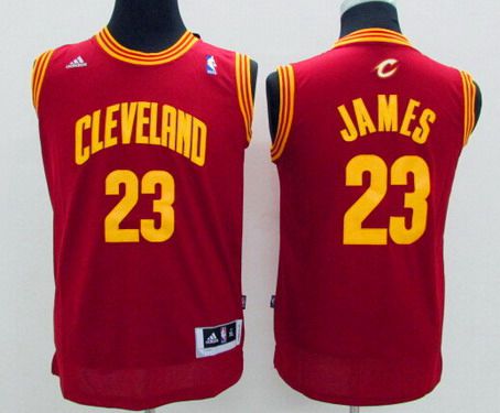 Youth Cleveland Cavaliers #23 LeBron James Red Jersey