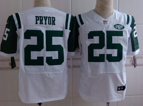 Nike New York Jets #25 Calvin Pryor White Elite Jersey