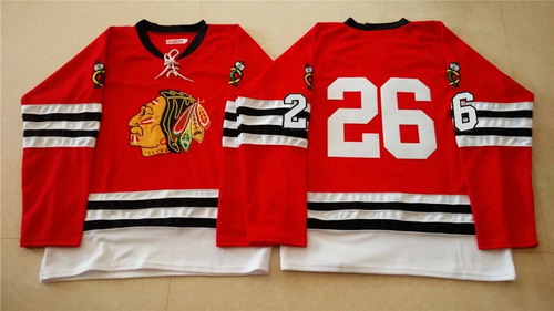 Chicago Blackhawks #26 Michal Handzus 1960-61 Red Vintage Jersey