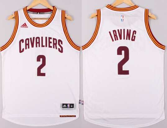 Cleveland Cavaliers #2 Kyrie Irving Revolution 30 Swingman 2014 New White Jersey