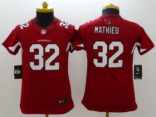 Nike Arizona Cardinals #32 Tyrann Mathieu Red Limited Womens Jersey