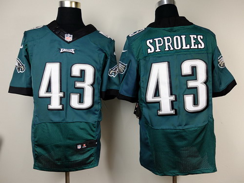 Nike Philadelphia Eagles #43 Darren Sproles 2014 Dark Green Elite Jersey