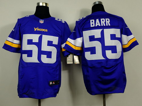 Nike Minnesota Vikings #55 Anthony Barr 2013 Purple Elite Jersey