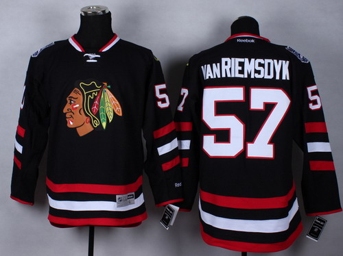 Chicago Blackhawks #57 Trevor van Riemsdyk 2014 Stadium Series Black Jersey