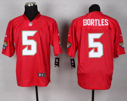 Nike Jacksonville Jaguars #5 Blake Bortles 2014 QB Red Elite Jersey