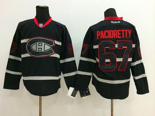 Montreal Canadiens #67 Max Pacioretty Black Ice Jersey