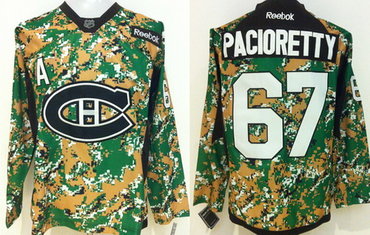 Montreal Canadiens #67 Max Pacioretty 2014 Camo Jersey