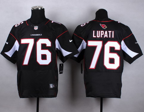 Nike Arizona Cardinals #76 Mike Iupati Black Elite Jersey