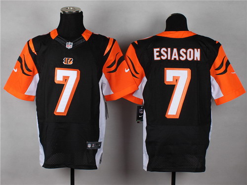 Nike Cincinnati Bengals #7 Boomer Esiason Black Elite Jersey