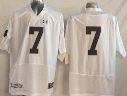 Notre Dame Fighting Irish #7 William Fuller 2014 White Jersey