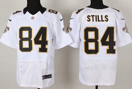 Nike New Orleans Saints #84 Kenny Stills White Elite Jersey