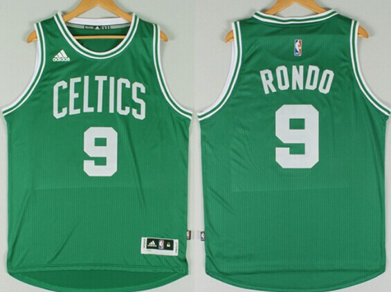 Boston Celtics #9 Rajon Rondo Revolution 30 Swingman 2014 New Green Jersey