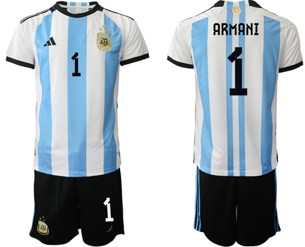 Argentina 1 ARMANI 2022-2023 Home jerseys Suit