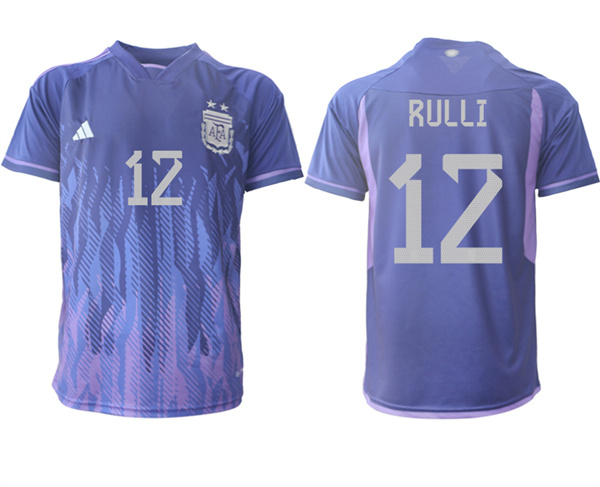 Argentina 12 RULLI 2022-2023 away aaa version jerseys