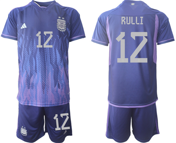 Argentina 12 RULLI 2022-2023 away jerseys Suit