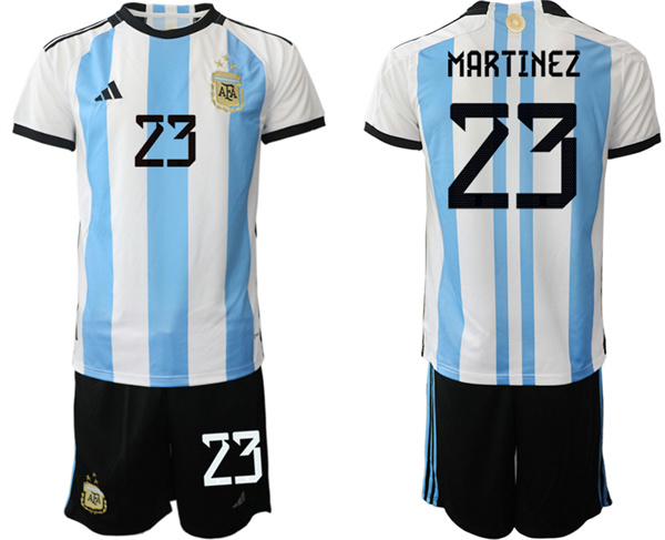 Argentina 23 MARTINEZ 2022-2023 Home jerseys Suit