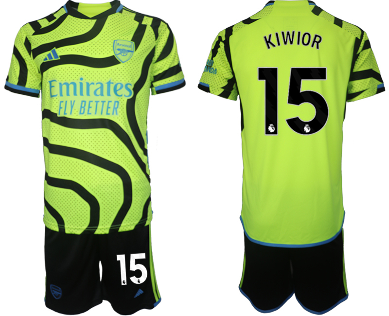 Arsenal away 15# KIWIOR 2023-24 suit Soccer Jerseys