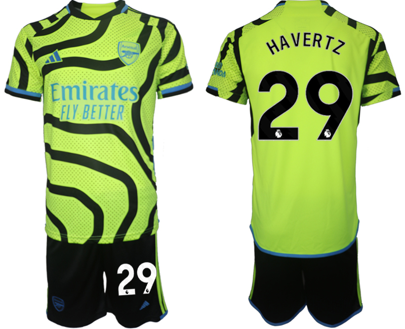 Arsenal away 29# HAVERTZ 2023-24 suit Soccer Jerseys