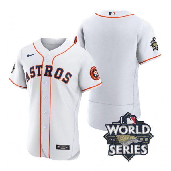 Astros Blank White Nike 2022 World Series Flexbase Jersey