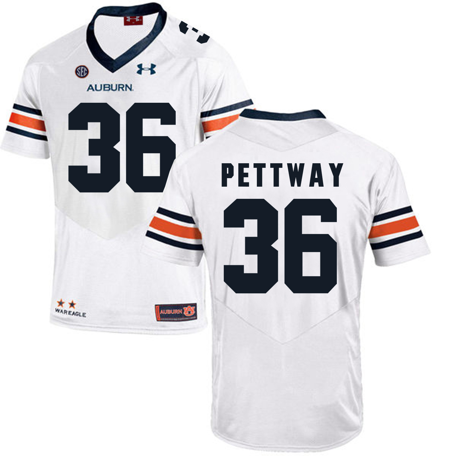 Auburn Tigers 36 Cody Parkey White College Football Jersey