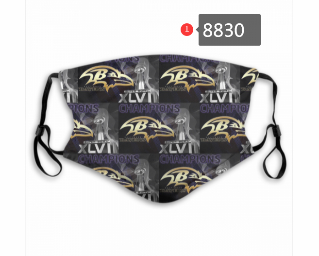 Baltimore-Ravens-Team-Face-Mask-Cover-with-Earloop-8830