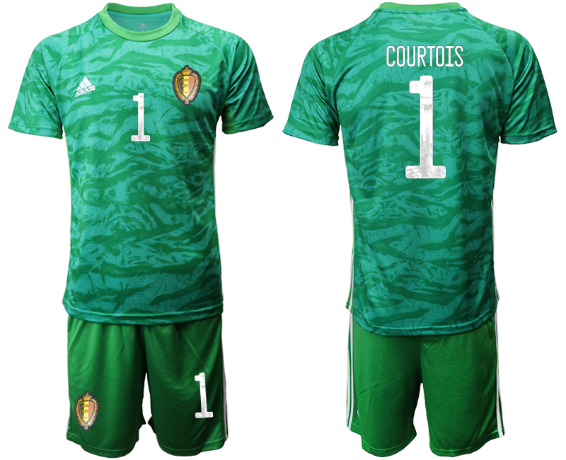 Belgium-1-COURTOIS-Green-Goalkeeper-UEFA-Euro-2020-Soccer-Jersey