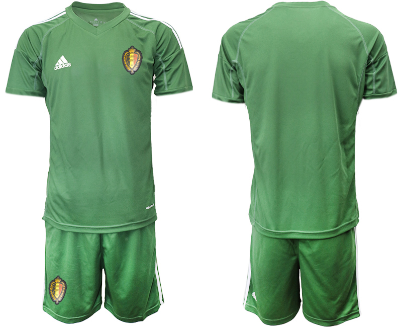 Belgium-Army-Green-Goalkeeper-UEFA-Euro-2020-Soccer-Jersey