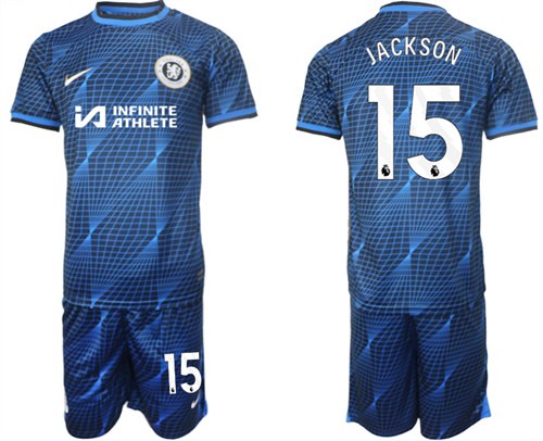 Chelsea Nike Away Stadium Shirt away 15# JACKSON 2023-2024 Jerseys