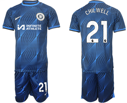 Chelsea Nike Away Stadium Shirt away 21# CHILWELL 2023-2024 Jerseys