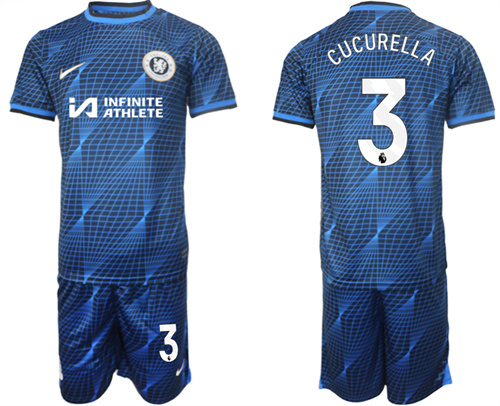 Chelsea Nike Away Stadium Shirt away 3# CUCURELLA 2023-2024 Jerseys