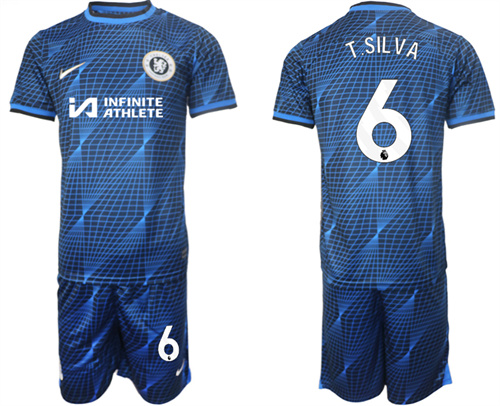 Chelsea Nike Away Stadium Shirt away 6# T.SILVA 2023-2024 Jerseys