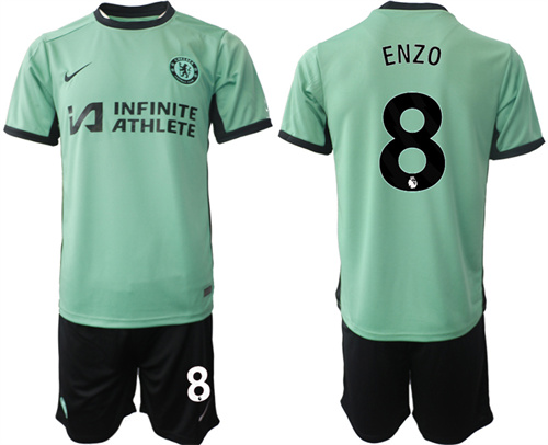 Chelsea Nike Third Stadium Sponsored away　8# ENZO 2023-2024 Jerseys