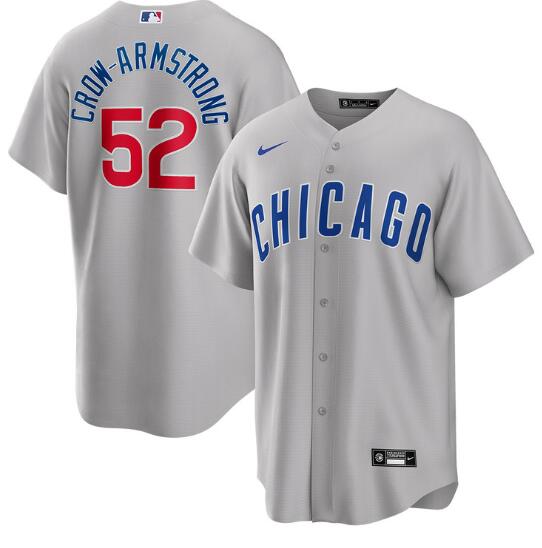 Chicago Cubs Pete Crow-Armstrong #29 Nike Men's Gray Road MLB Limited Jersey