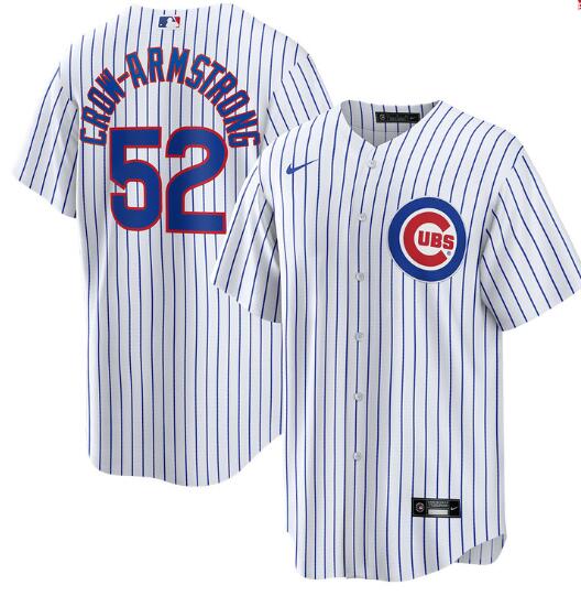 Chicago Cubs Pete Crow-Armstrong #29 Nike Men's White MLB Limited Official Jersey