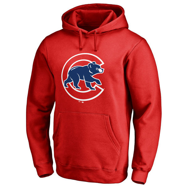 Chicago-Cubs-Scarlet-Men's-Pullover-Hoodie