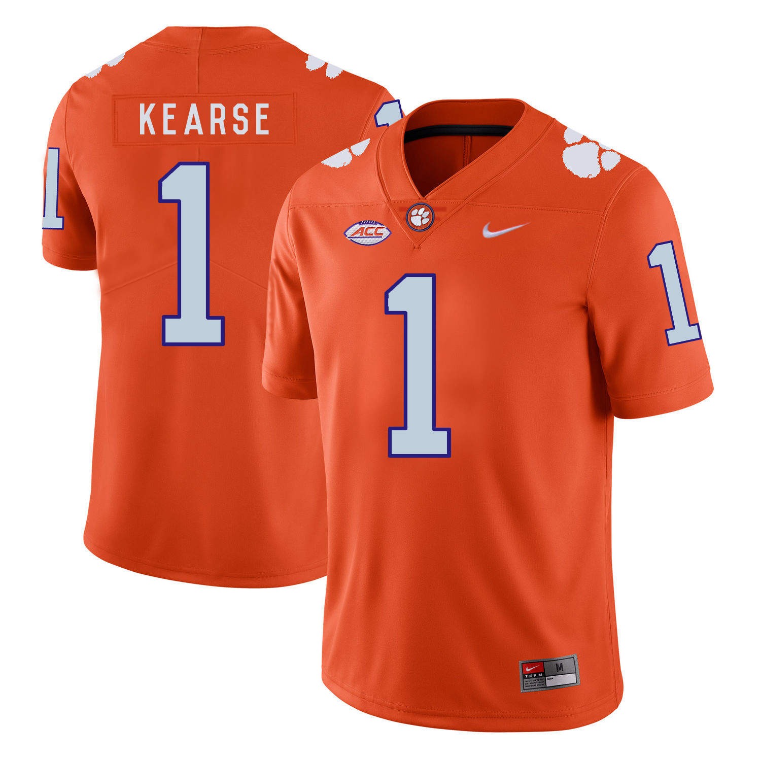 Clemson Tigers 1 Jayron Kearse Orange Nike College Football Jersey