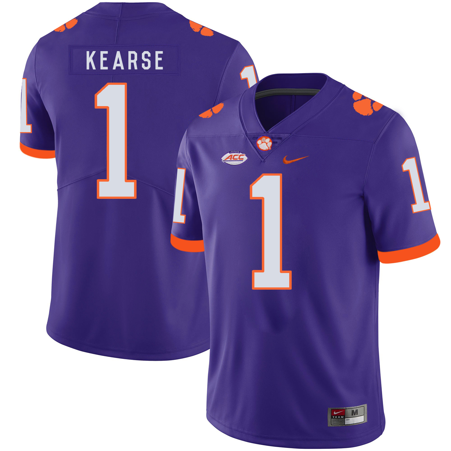 Clemson Tigers 1 Jayron Kearse Purple Nike College Football Jersey