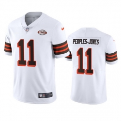 Cleveland Browns 11 Donovan Peoples Jones Nike 1946 Collection Alternate Vapor Limited NFL Jersey White