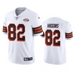 Cleveland Browns 82 Rashard Higgins Nike 1946 Collection Alternate Vapor Limited NFL Jersey White