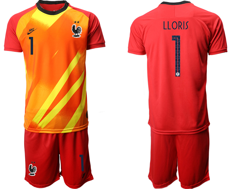 France-1-LLORIS-Red-Goalkeeper-UEFA-Euro-2020-Soccer-Jersey