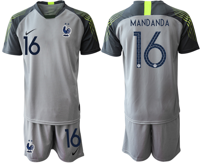 France-16-MANDANDA-Gray-Goalkeeper-UEFA-Euro-2020-Soccer-Jerseys