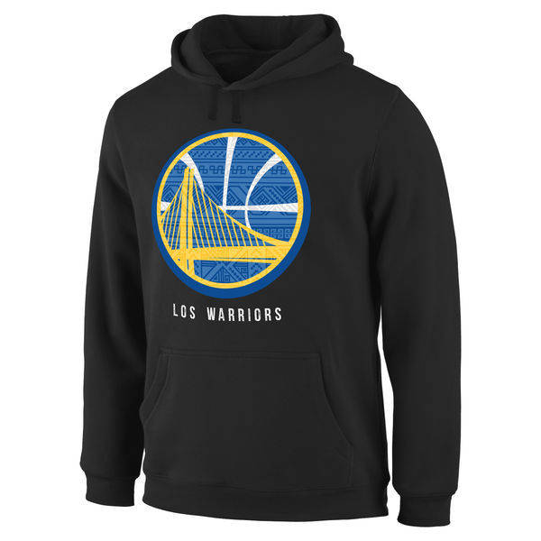 Golden State Warriors Pullover Hoodie Black02