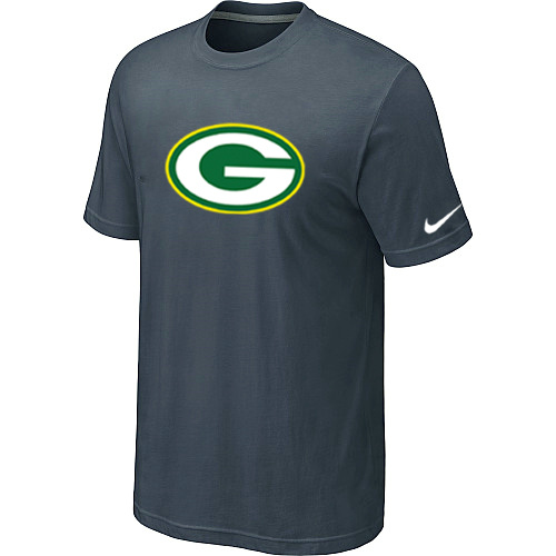 Green Bay Packers Sideline Legend Authentic Logo T-Shirt Grey