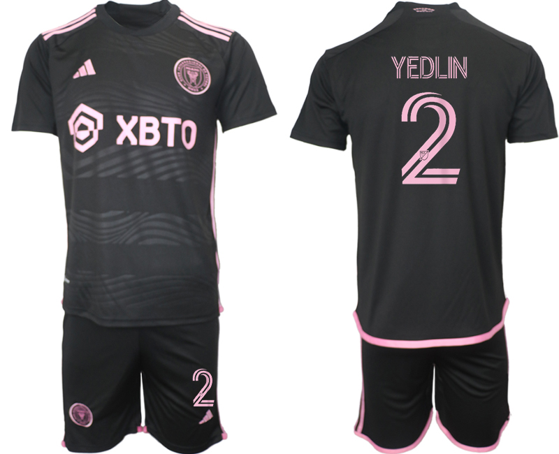 Inter Miami CF away 2# YEDLIN 2023-24 suit soccer jerseys