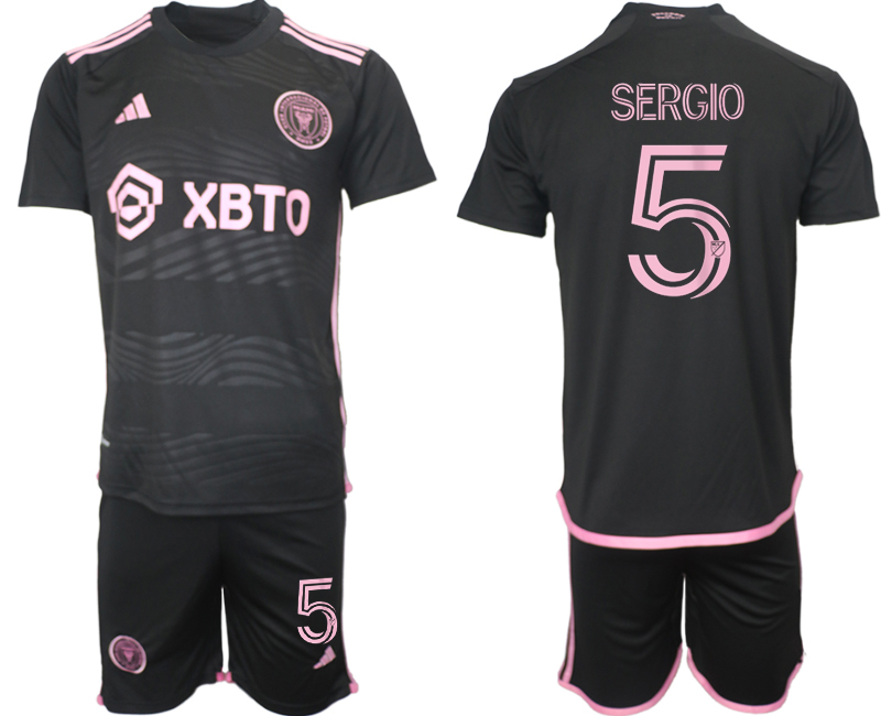 Inter Miami CF away 5# SERGIO 2023-24 suit soccer jerseys