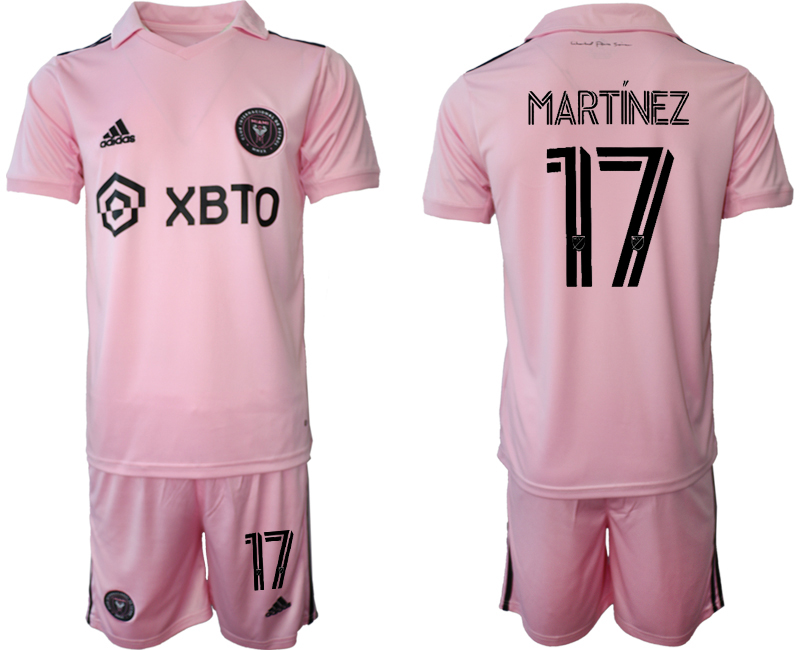 Inter Miami CF home 17# MARTINEZ 2023-24 suit soccer jerseys