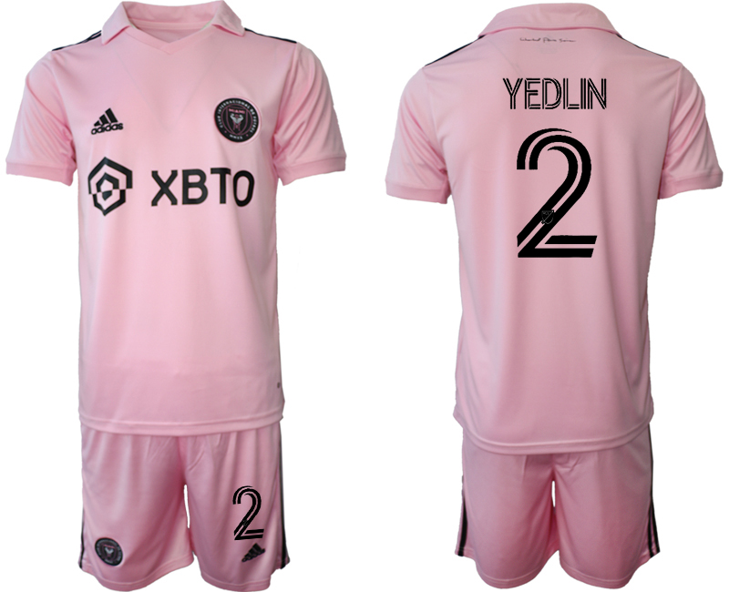 Inter Miami CF home 2# YEDLIN 2023-24 suit soccer jerseys