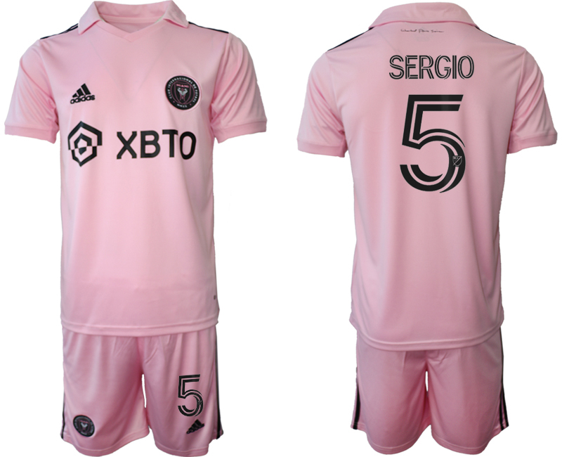 Inter Miami CF home 5# SERGIO 2023-24 suit soccer jerseys