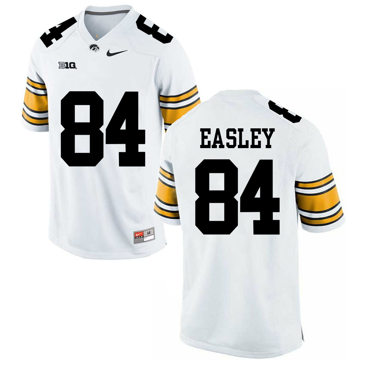 Iowa Hawkeyes 84 Nick Easley White College Football Jersey