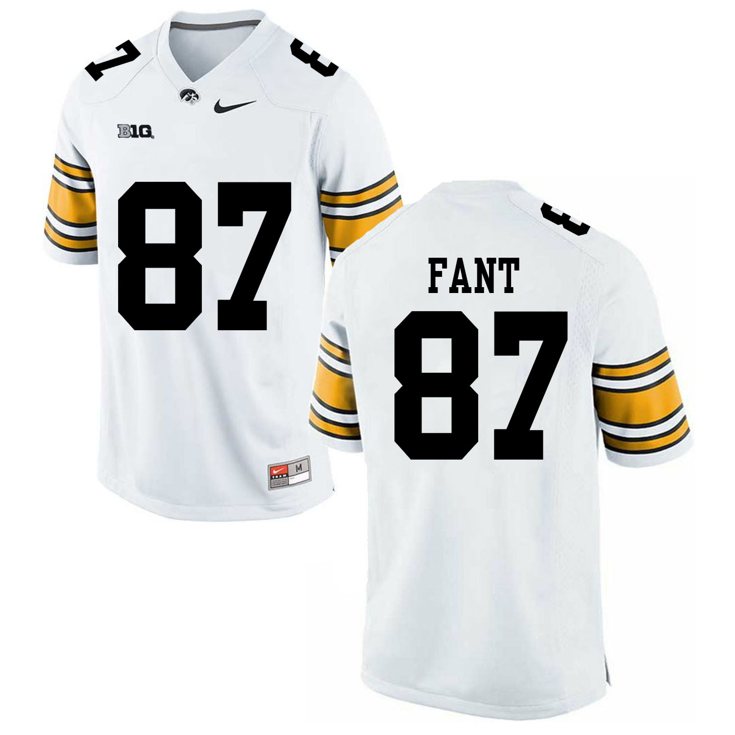 Iowa Hawkeyes 87 Noah Fant White College Football Jersey